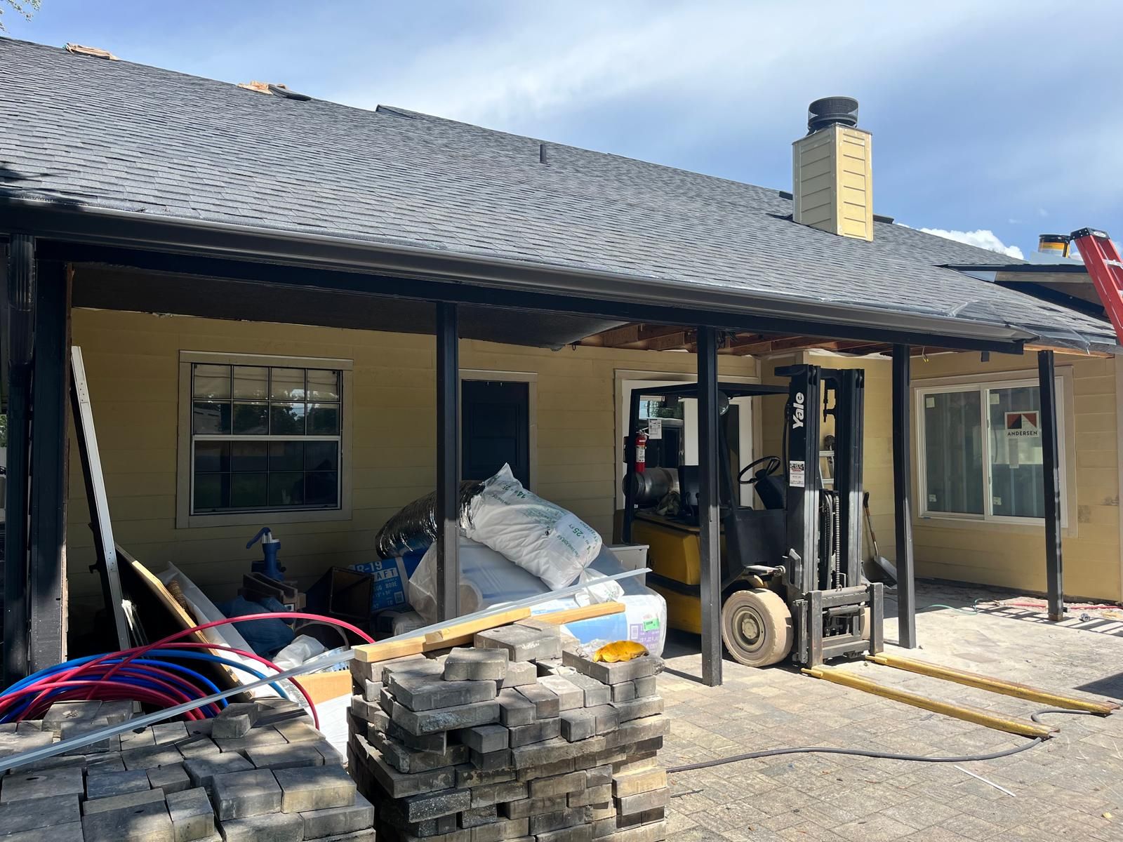 New construction home receiving lap siding installation in Central Florida — photo 6