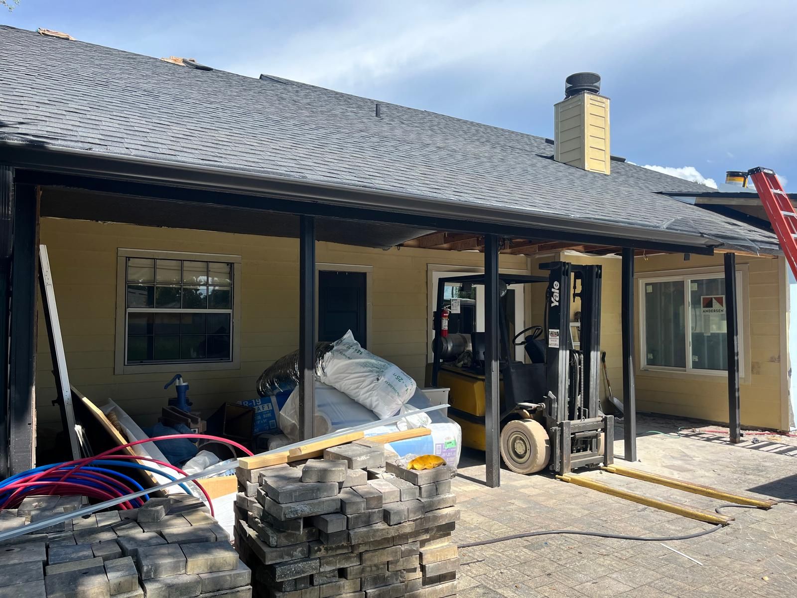 New construction home receiving lap siding installation in Central Florida — photo 7